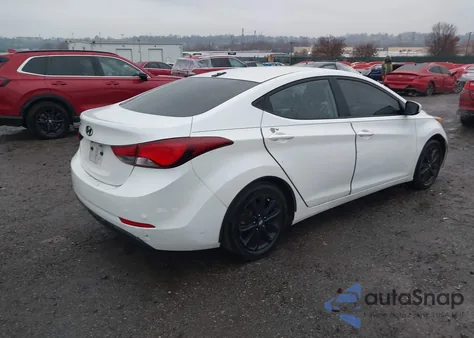 2016 Hyundai Elantra Se z USA, uszkodzony, nr VIN 5NPDH4AEXGH703257